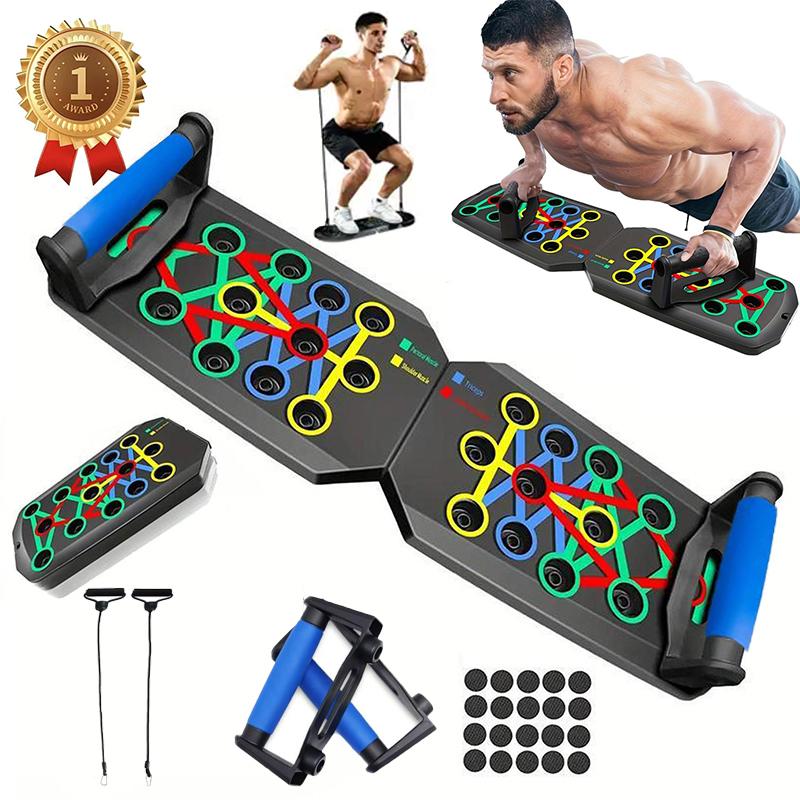 Home Gym Upper Body Workout - Tavola per flessioni aggiornata con 28