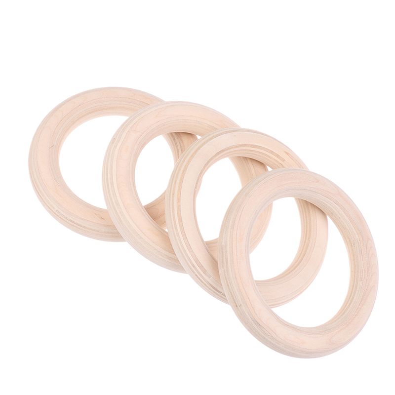 Gymnastic Rings Wooden - ● 2 Pezzi/Coppie Anelli in Legno
