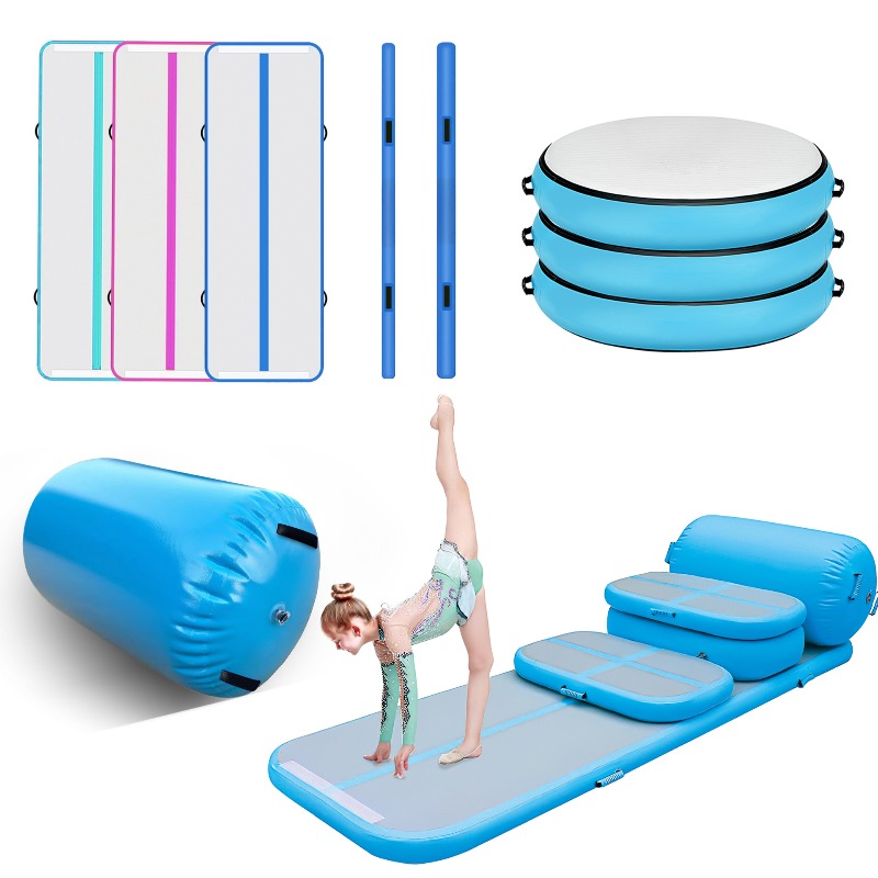 Gymnastics Mat Thick - Tappetino Gonfiabile Extra Spesso per Ginnastica,