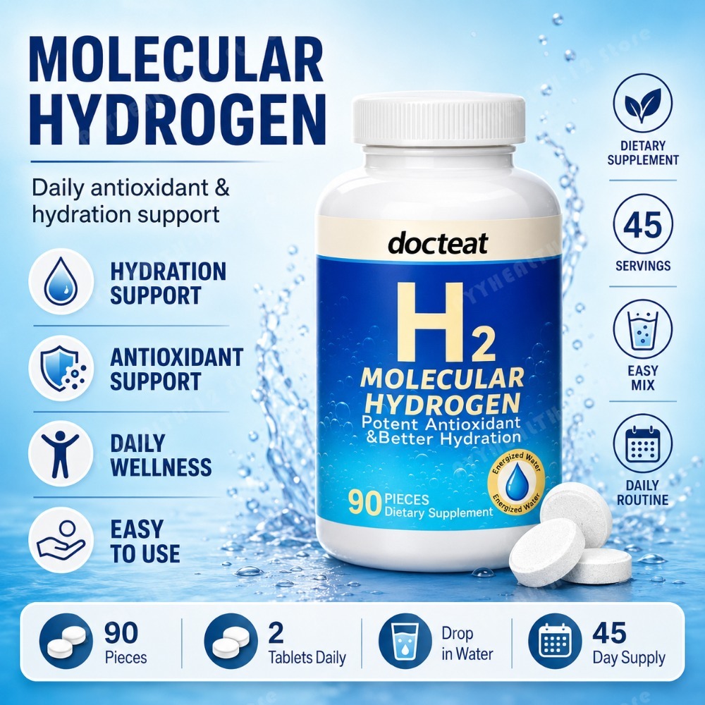 Home Gym Kettler - 90 Compresse Effervescenti di Idrogeno Molecolare