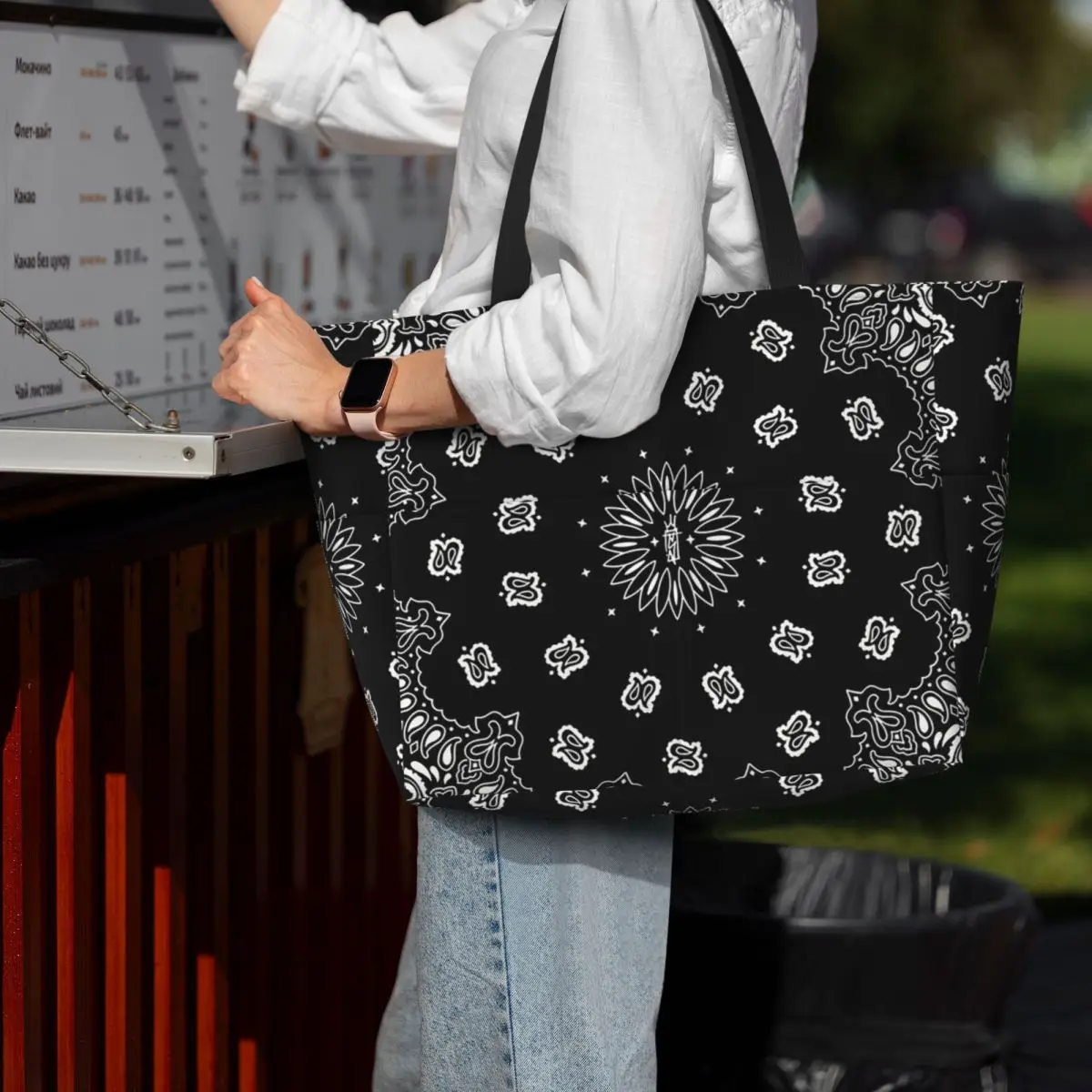 Home Gym Packages - Borsa tote personalizzata con bandana, borsa