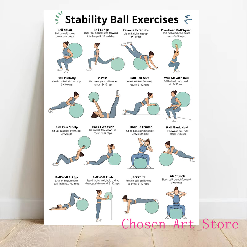 Programma per esercizi fitness - Home Gym On Wall recensione e prezzo