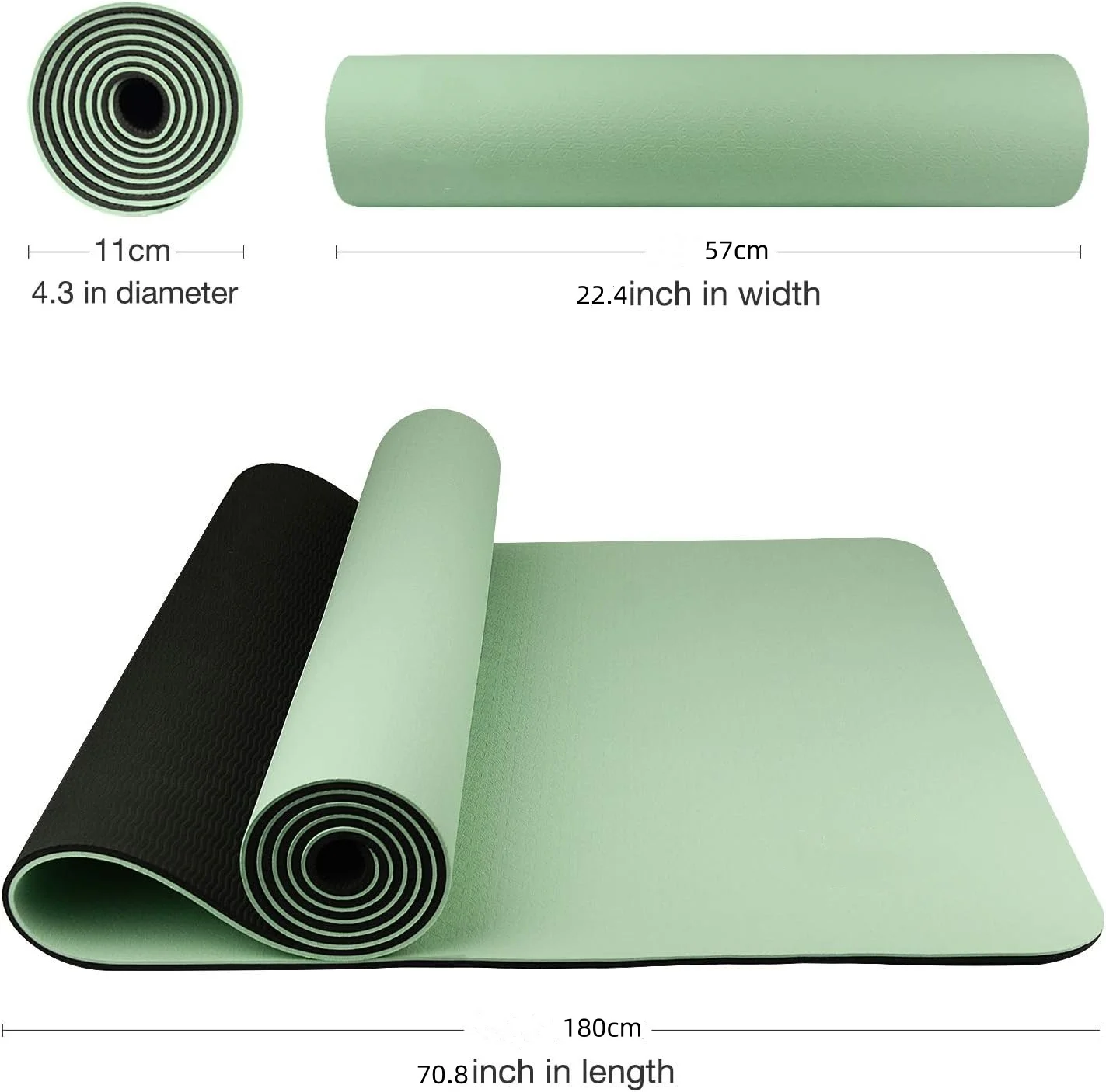 Il tappetino yoga in TPE è eco - Gymnastics Mat Thick recensione e prezzo