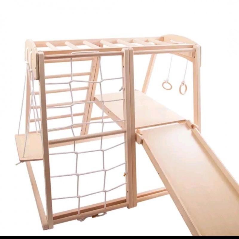 Parco giochi per interni Monte - Gymnastic Rings Wooden recensione e prezzo