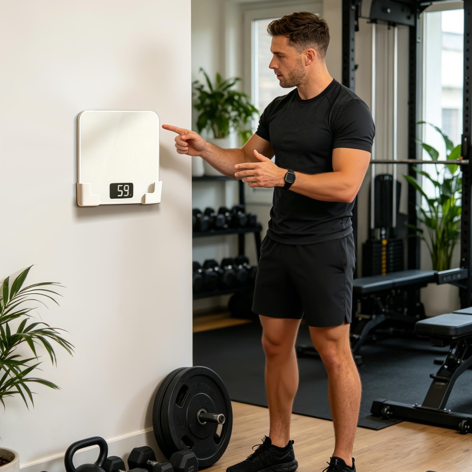 Supporto per bilancia senza fo - Home Gym On Wall recensione e prezzo