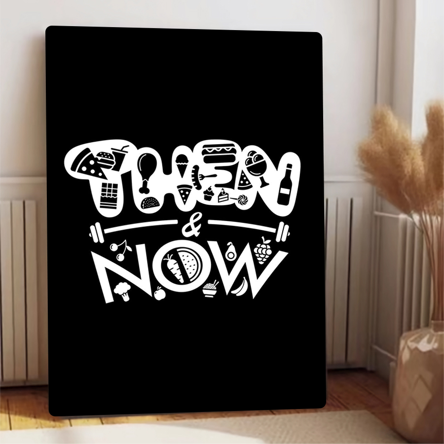 Then & Now Targa in metallo pe - Home Gym Icon recensione e prezzo