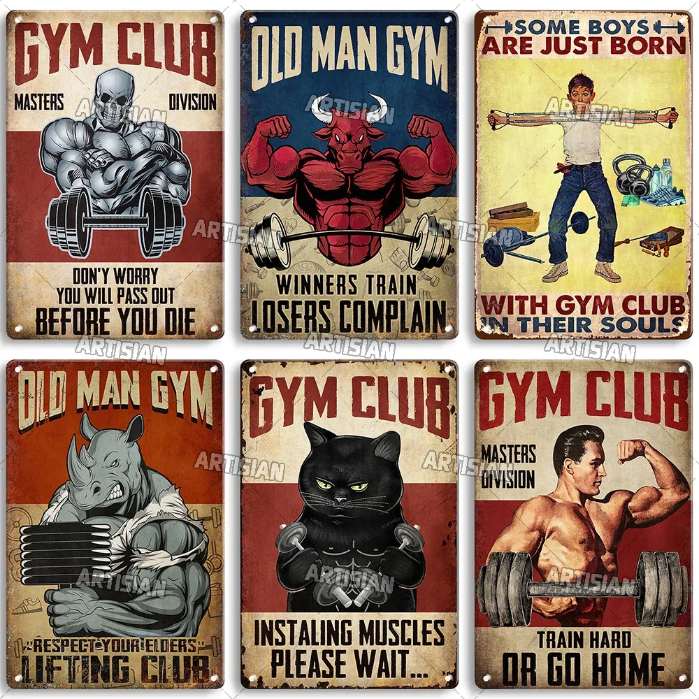 Targa Decorativa Vintage in Me - Home Gym On Wall recensione e prezzo
