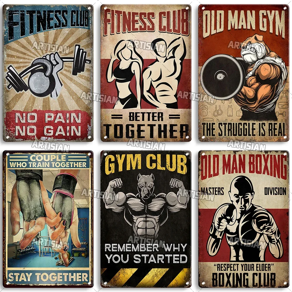 Targa Decorativa Vintage in Me - Home Gym On Wall recensione e prezzo
