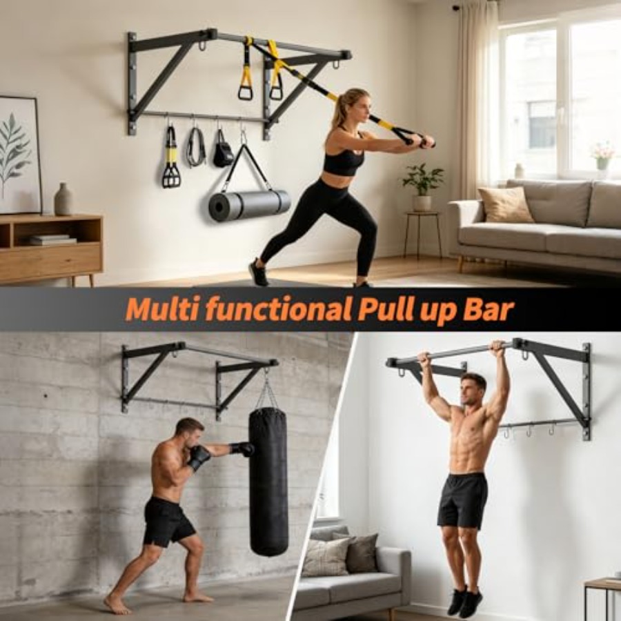 Barra per trazioni a parete pe - Home Gym Upper Body Workout recensione e prezzo
