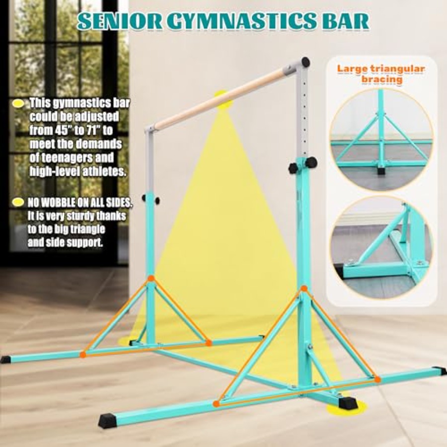 Barra da ginnastica per allena - Gymnastic Rings Wooden recensione e prezzo