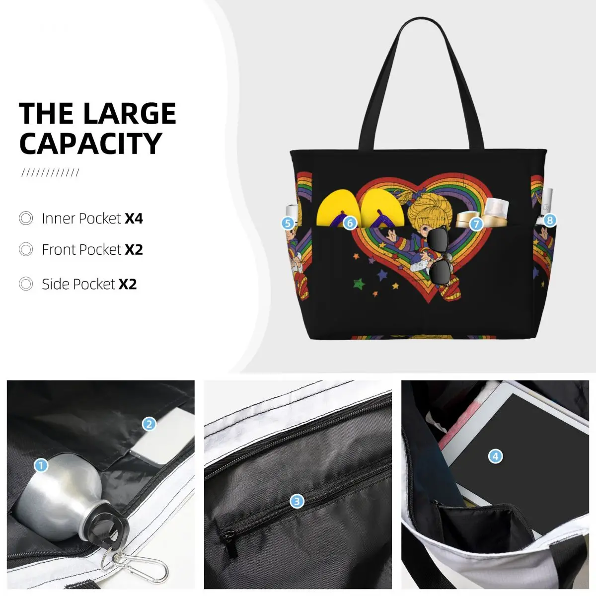 Borsa tote da spiaggia Rainbow - Home Gym Packages recensione e prezzo