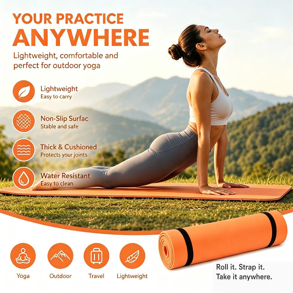 Tappetino da yoga spesso 1/2 p - Gymnastics Mat Thick recensione e prezzo