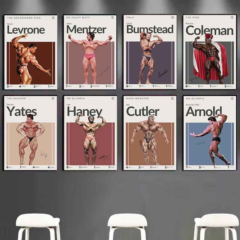 Motivazione Bodybuilder Poster - Home Gym On Wall recensione e prezzo