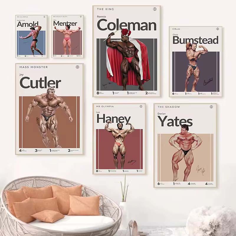 Motivazione Bodybuilder Poster - Home Gym On Wall recensione e prezzo