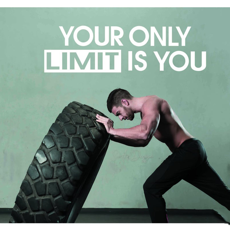 Il tuo unico limite è te-adesi - Home Gym On Wall recensione e prezzo