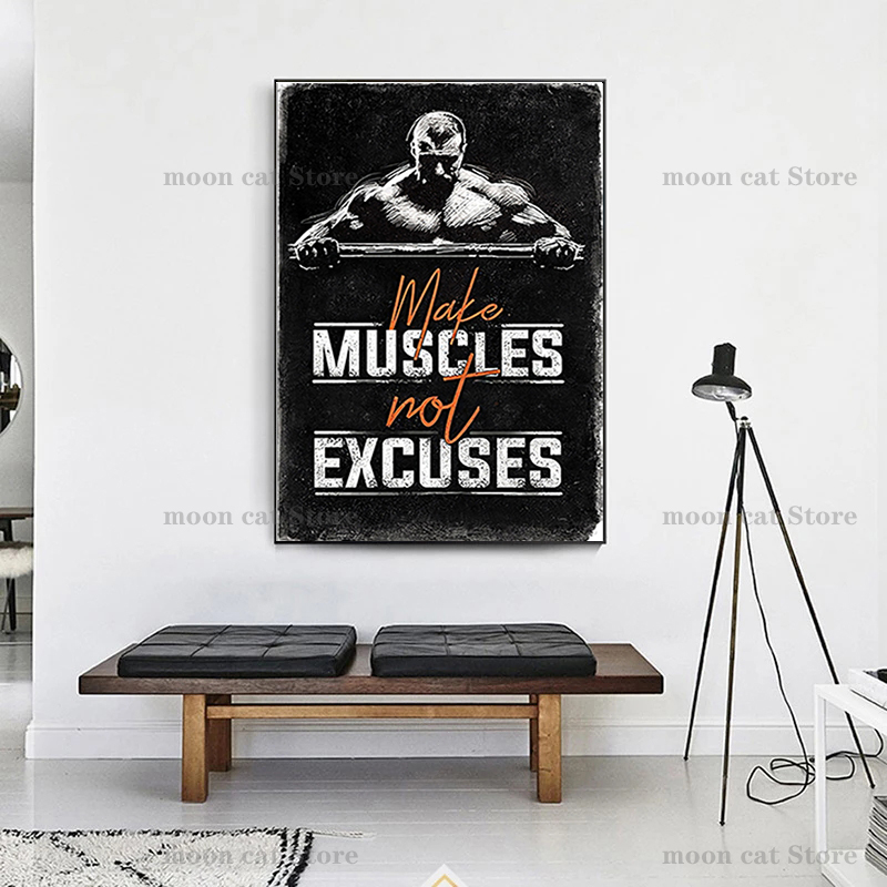 Poster sportivo Fitness Bodybu - Home Gym On Wall recensione e prezzo